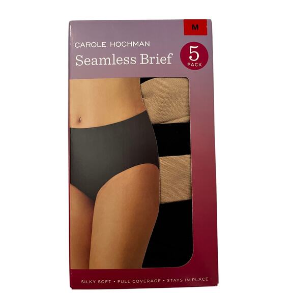 Carole Hochman Seamless Brief 5-Pack (Size M) - New In Box - Picture 6 of 8